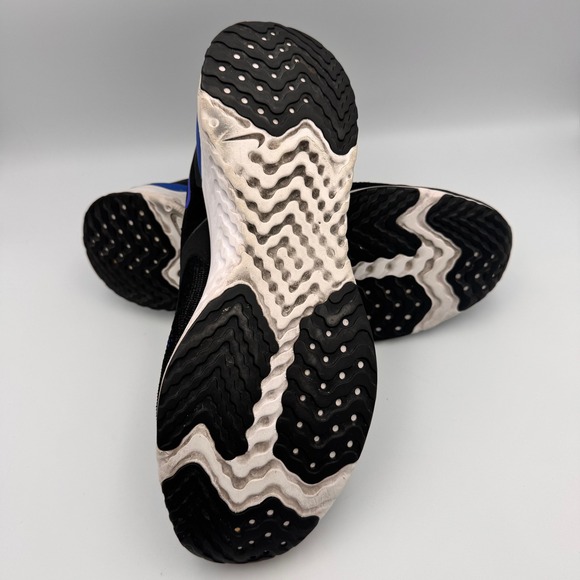 Nike Odyssey React Running Shoes Black Blue Men's 10 Athletic Sneakers - Picture 6 of 8